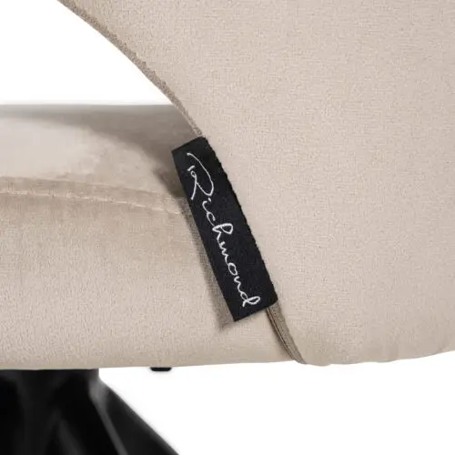 Chaise pivotante Milly Richmond Interiors velours kaki 6