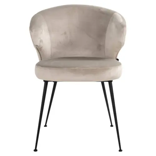 Chaise Xandra Richmond Interiors velours kaki 5