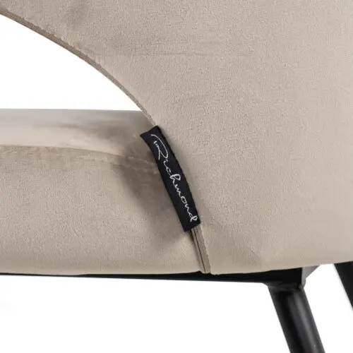 Chaise Xandra Richmond Interiors velours kaki 7