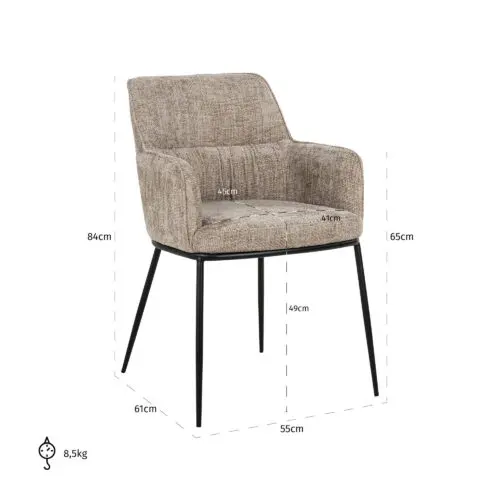 Chaise Bella Richmond Interiors desert renegade 5