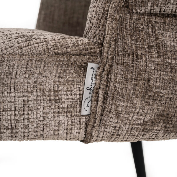 Chaise Stella Richmond Interiors stone chenille 6