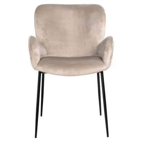 Fauteuil Amber Richmond Interiors velours kaki 4