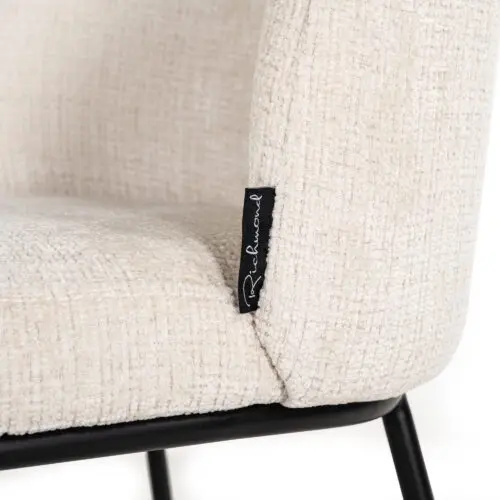 Chaise Elvy Richmond Interiors beige chenille 6