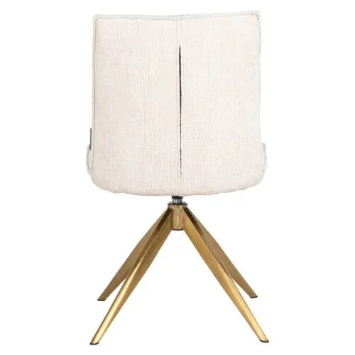 Chaise pivotante Dakota Richmond Interiors beige chenille 3