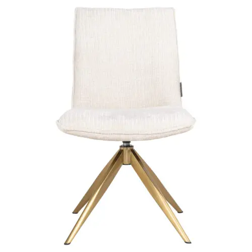 Chaise pivotante Dakota Richmond Interiors beige chenille 4