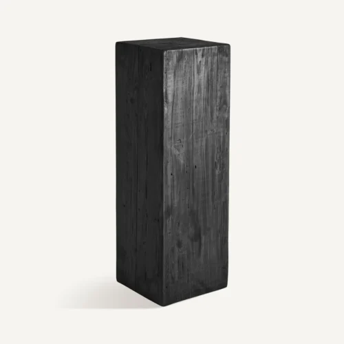 Sellette Vievy bois de pin recyclé noir Vical Home — vue 2