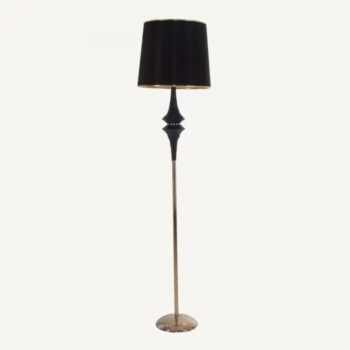 Lampadaire salon design Lampadaire noir et or style art dé »co Vical Home 170cm