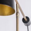 Lampadaire noir doré en fer Vical Home 165cm – Image 3