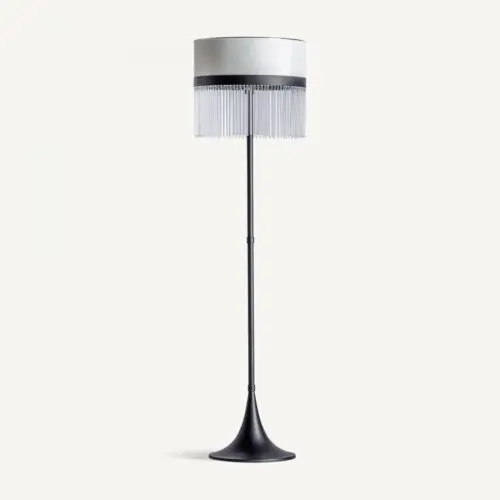 Lampadaire blanc et noir Vical Home 169cm