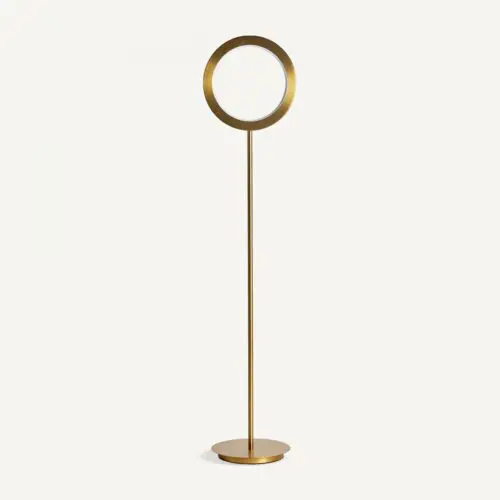 Lampadaire salon design Lampadaire Cercle doré Vical Home 158cm