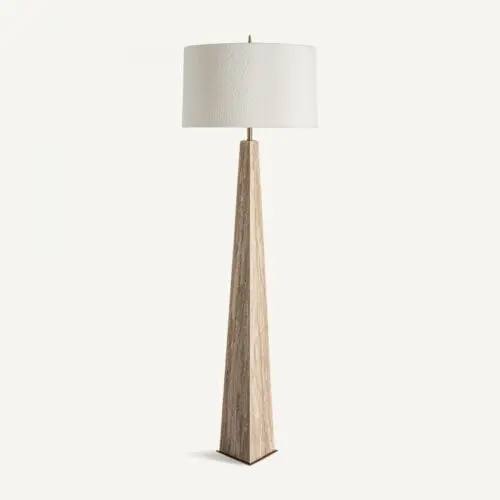 Lampadaire salon design Lampadaire marbre beige Vical Home