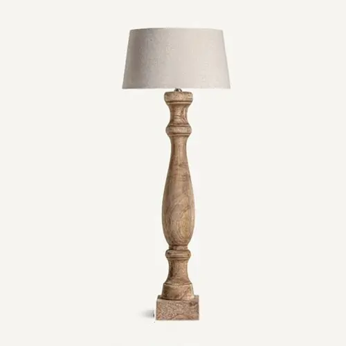 Luminaires Vical Home Lampadaire bois de mangue naturel Vical Home