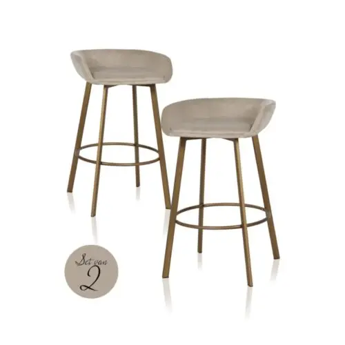 Tabouret de bar Cressida Richmond Interiors - lot de 2
