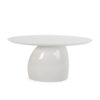 Table design ovale blanche Thai Natura 160 - Oligra – Image 2