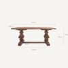 Table à manger Abo Vical Home 200cm – Image 6