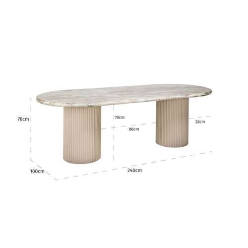 Table à manger Coronel Richmond Interiors - 4