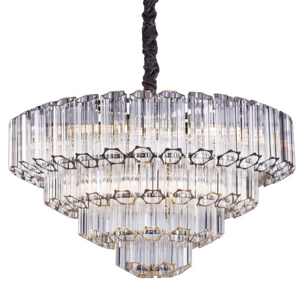 Lustre Bece Richmond Interiors Nikle chrome