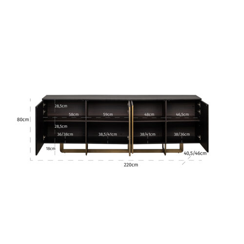 Buffet dax Richmond Interiors - Dimensions