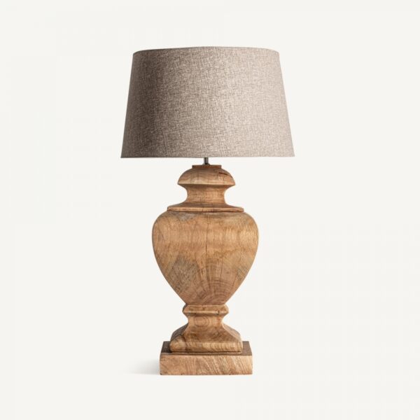 Lampe de salon style colonial marron Vical Home 34480