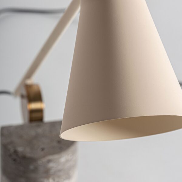 Lampe de bureau marbre gris et crème Vical Home 34897 – Image 3