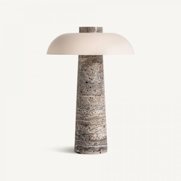 Lampe à poser design marbre gris Vical Home 34899