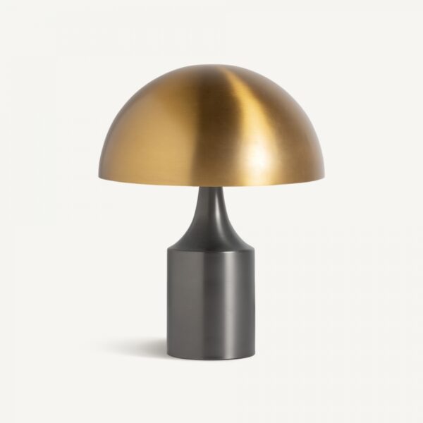 Lampe champignon noir et or Vical Home 34900