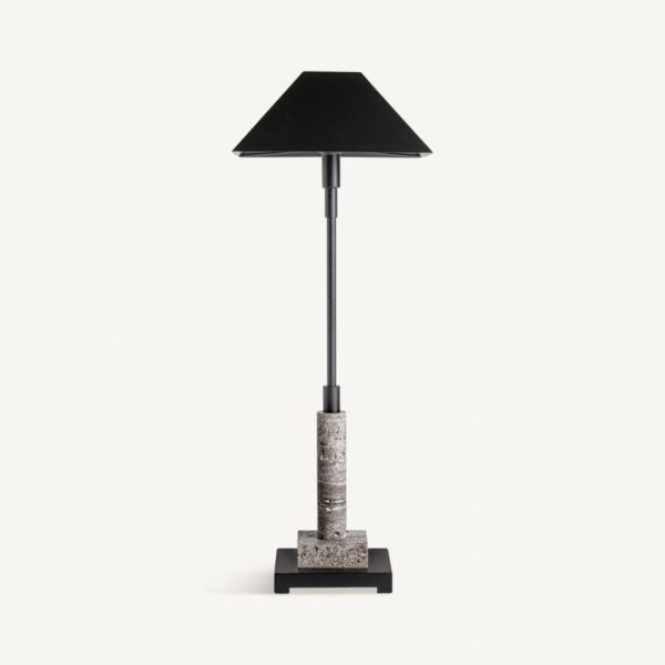 Lampe Haute Marbre Gris Et Noir Vical Home 35643