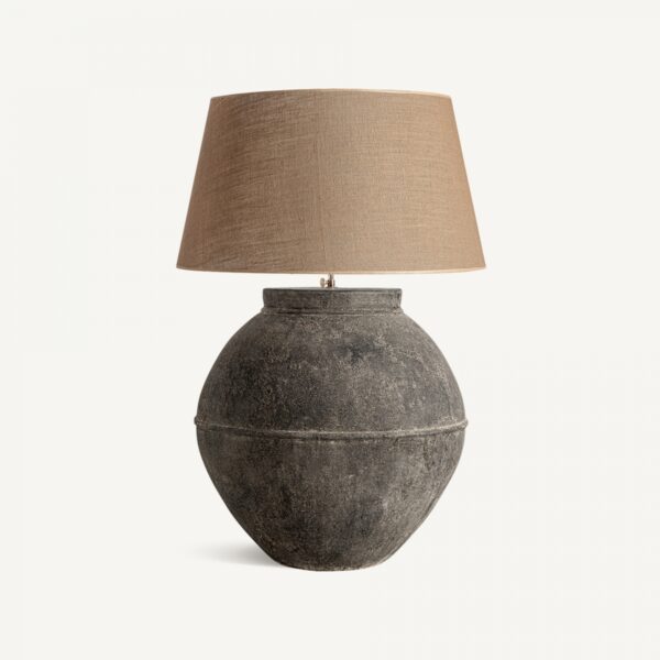 Lampe Terre Cuite Gris Vical Home 35976