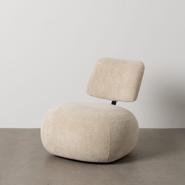 Fauteuil beige Orbis Ixia