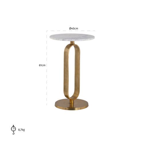 Table d'appoint Celine Richmond Interiors 4