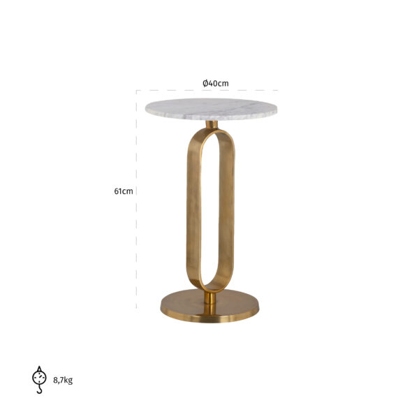 Table d'appoint Celine Richmond Interiors 4