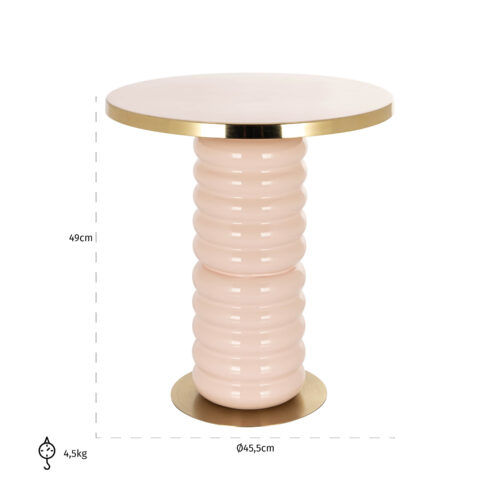 Table d'appoint Bonsai rose Richmond Interiors 3