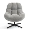 Fauteuil Molto gris Zago - fauteuil pivotant