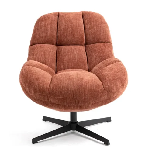 Fauteuil Molto terracotta Zago - fauteuil pivotant