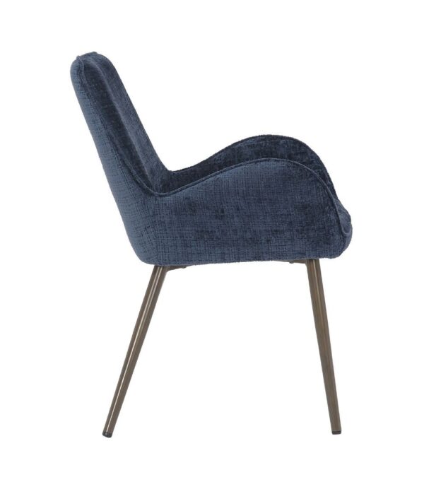 Chaise Trevise bleu nuit Athezza – Image 3