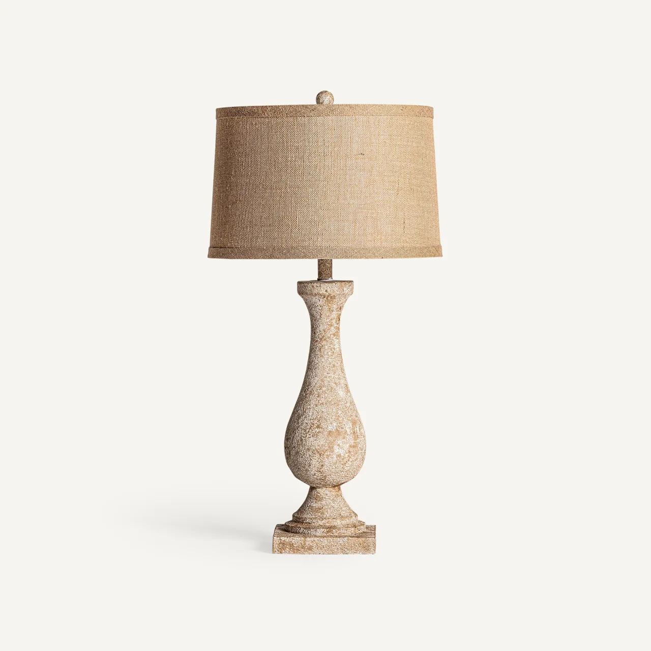Lampe à poser Yara résine beige vieilli Vical Home