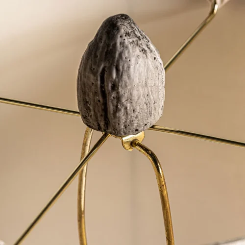 Lampe à poser Zinna résine marron vieilli Vical Home — vue 4