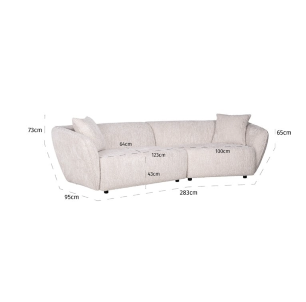 canapé Armand Richmond Interiors dimensions