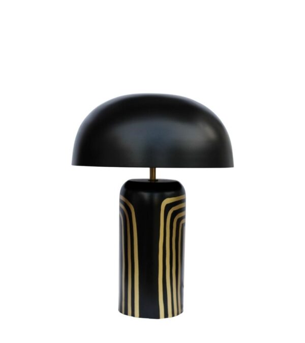 Lampe Goldie Noir et Or Athezza