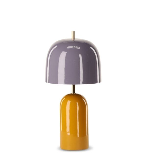 Lampe Julia Violet/Moutarde Athezza