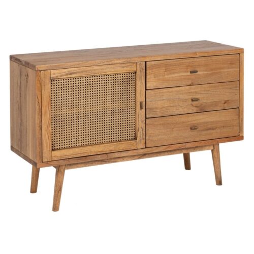 Buffet bois mindi cannage Masali Ixia 120