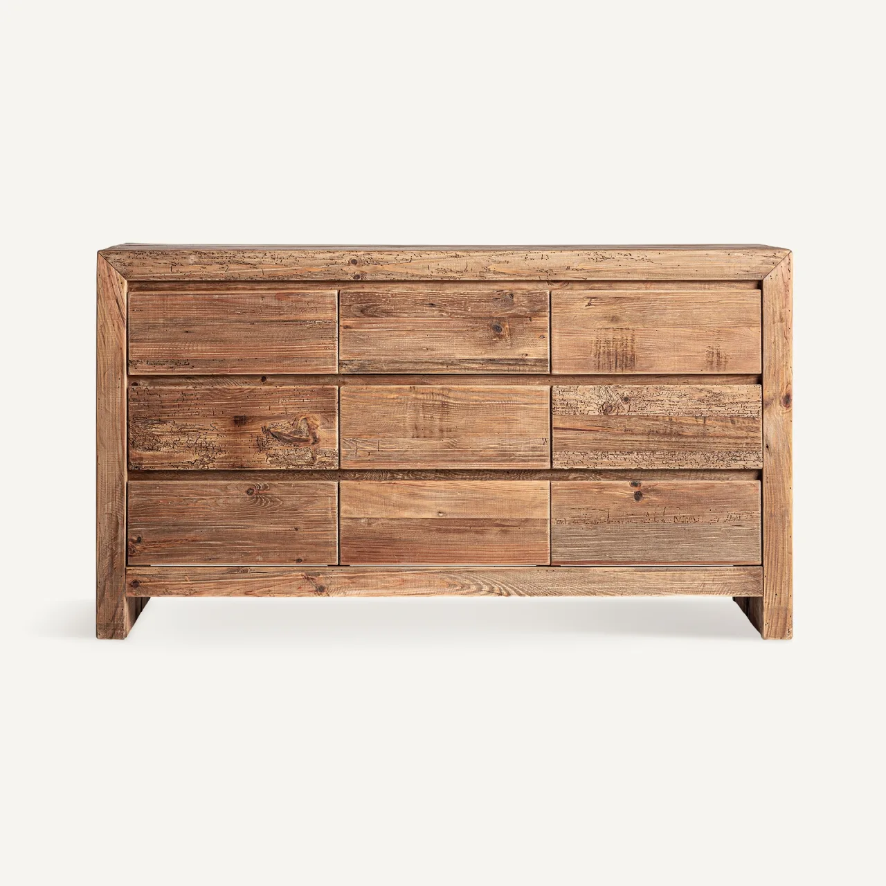 Buffet Breive bois de pin recyclé marron vieilli 161 cm Vical Home