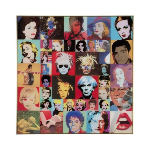 Tableau Pop art verre trempé 80 x 80 Ixia - 613750