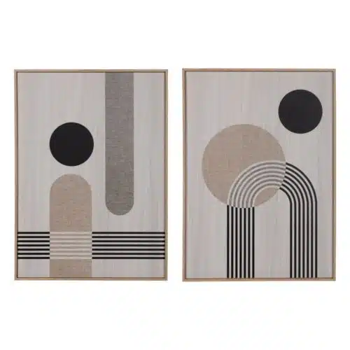 Tableau et toile Tableau Mix Arcco 50 x 70 Ixia x 2 - 614391