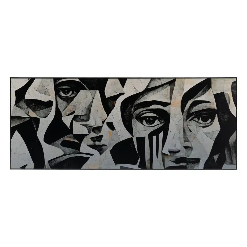 Tableau Aluminium Visages 125 x 50 Ixia - 614401