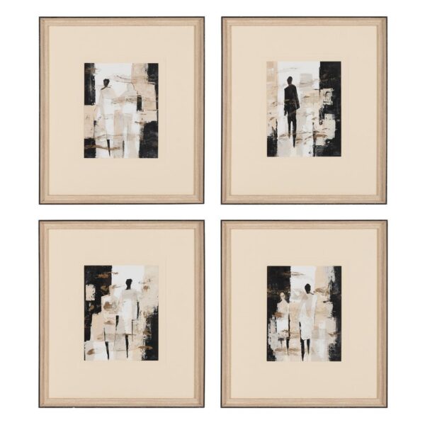 Tableau peinture Ixia x 4 - 44 x 50 - 615153
