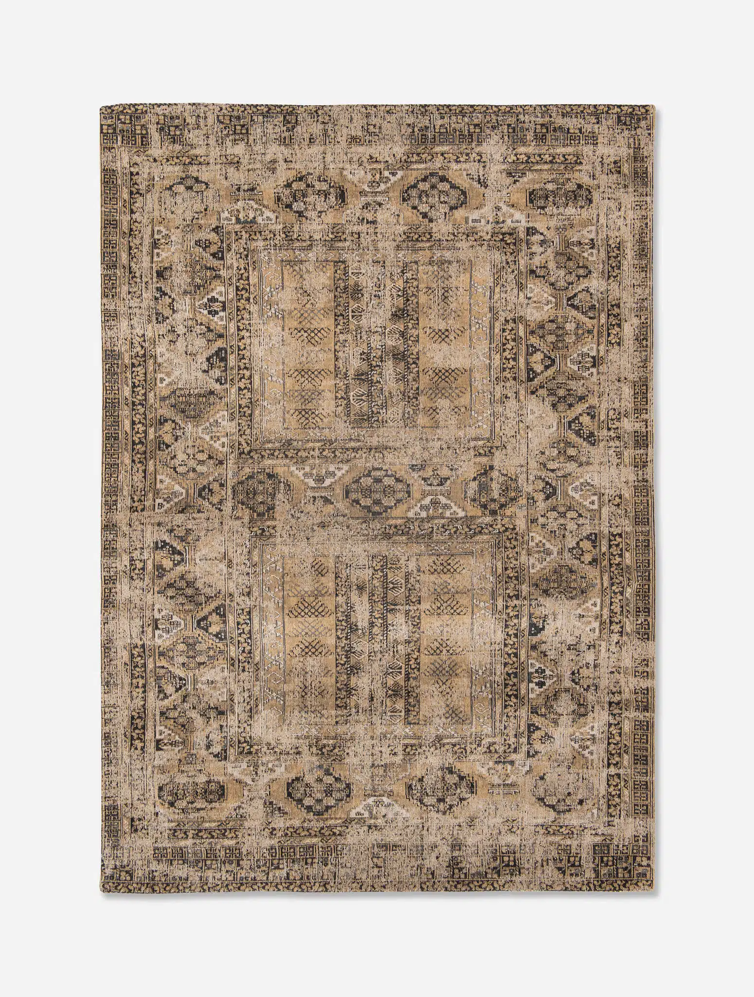 Tapis Antiquarian Hadschlu Agha Old Gold Louis de Poortere