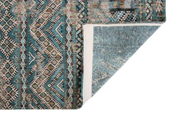 Tapis Antiquarian Kilim Zemmuri Blue Louis de Poortere – Image 3