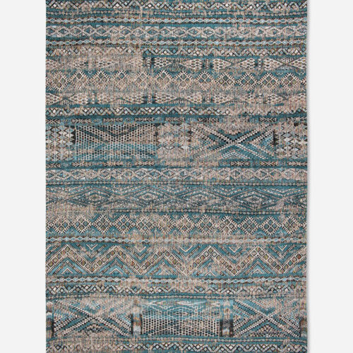 Tapis Antiquarian Kilim Zemmuri Blue Louis de Poortere