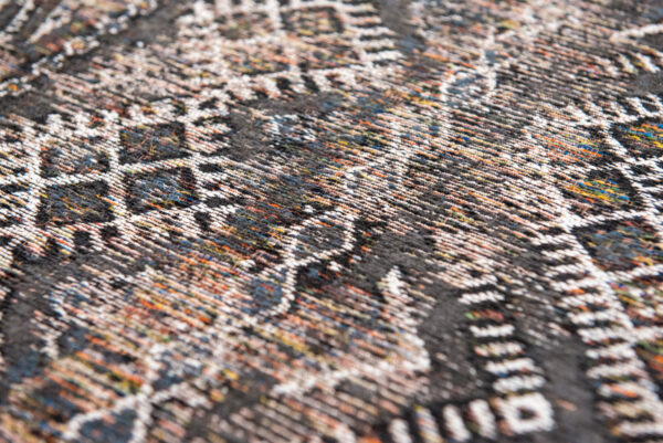 Tapis Antiquarian Kilim Black Rabat Louis de Poortere – Image 5
